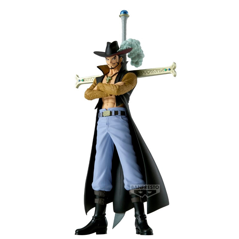 Figurine One Piece : Dracule Mihawk,  collection Dxf Grandline, 17cm