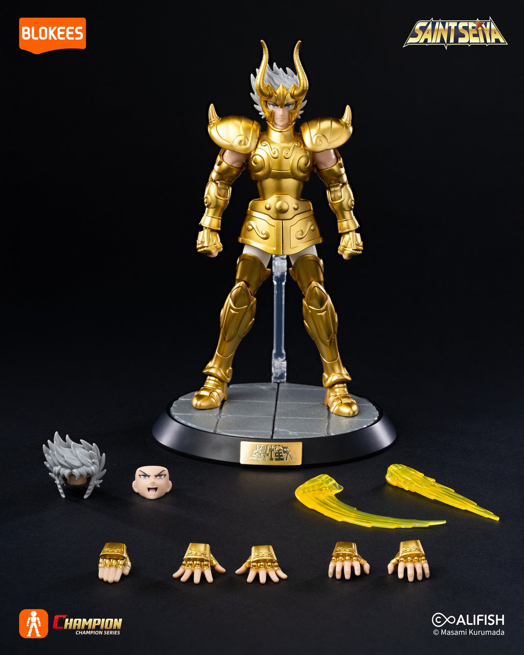 Saint Seiya : Capricorn Shura, 15~16cm, avec socle