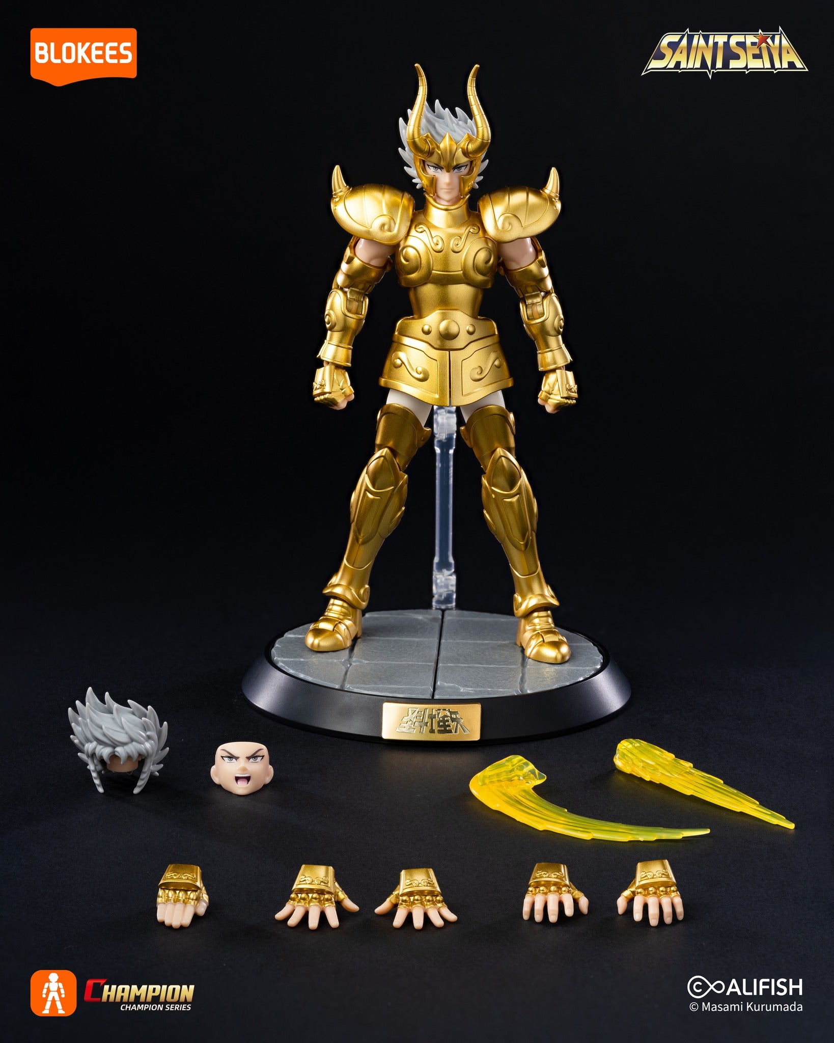 Saint Seiya : Capricorn Shura, 15~16cm, avec socle